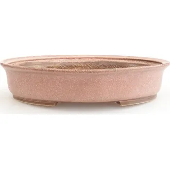 Květináč Keramická bonsai miska 25,5 x 23 x 5,5 cm růžová