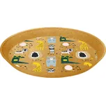 KOZIOL CONNECT 20,5 cm - dětský talíř s motivem zoo, z bio-cirkulárního plastu, bez BPA