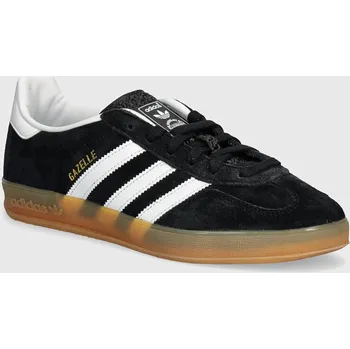 Pánská obuv Semišové tenisky adidas Originals Gazelle Indoor JI2060 černá 99X, EUR 35.5