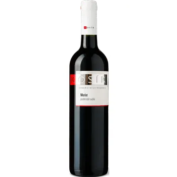 Víno Merlot vinařství Kosík