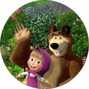 Přisada na vaření a pečení Jedlý papír Máša a Medvěd 19,5cm - Pictu Hap