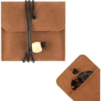 Příslušenství ke stanu Držák na trsátka Musiin z prémiové hovězí kůže, pouzdro na trsátka, dárek pro kytaristy (vintage