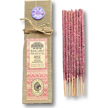 Vonná tyčinka Vonné tyčinky - Růže 8 ks, doba hoření 45-60 min., květinová vůně
