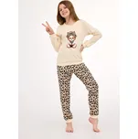 Cornette pyžamo dívčí 592/191 Panther - béžová, 134-140 (Dívčí pyžamo Cornette)