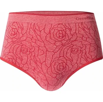 Dámské spodní prádlo Bezešvé vysoké kalhotky Greenice-3945 2XL/3XL vínová