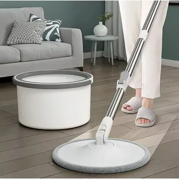 mop Rotační mop s kbelíkem 2x náhrada bílý