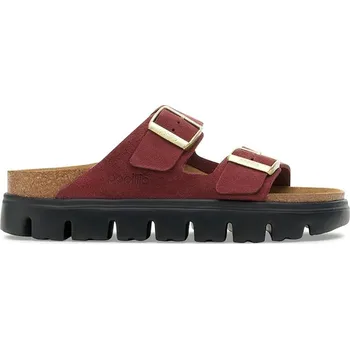 Dámské pantofle Pantofle Birkenstock Arizona Chunky Birkenstock x Papillio dámské, červená barva, na platformě, 1030581 1030581.Zinfandel 92X, EUR 39