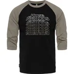 Horsefeathers Triko Horsefeathers, Rollin Raglan black/taupe 2025/26 Velikost: M