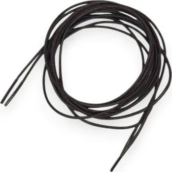 Tkaničky do bot Tkaničky voskované Ø 2mm - 150 cm, Tmavě hnědá