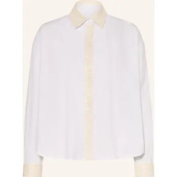 Dámská halenka Lilienfels Dámská Košilová Halenka S Flitry, bílá, 40