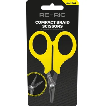 Nůžky Avid Carp Re-Rig Compact Braid Scissors