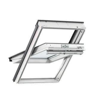 Okno Velux - Střešní okno GLU CK02 S10007 (--64) + klika, 55x78cm, kyvné - spodní ovládání