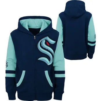 Chlapecké tričko Fanatics Dětská Mikina Seattle Kraken Faceoff Full Zip Hoodie
