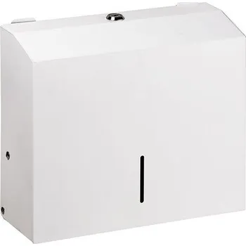 Zásobník na papírové ručníky Bemeta Hotelové vybavení Zásobník papírových ručníků, 245 mm, nerez, bílý