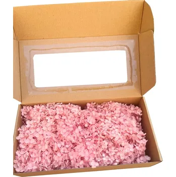 umělá květina Hydrangea stabilizovaná box světle růžová 100 g