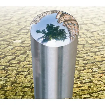 parkovací zábrana Nerezový sloupek na hmoždinky, ∅ 108 mm, výška nad zemí 900 mm