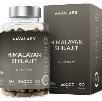 Aavalabs (Finsko) Shilajit čistý himálajský extrakt 90 kapslí
