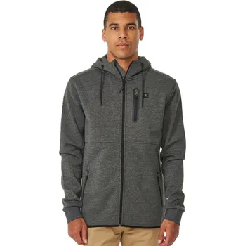 Pánská mikina Rip curl pánská mikina Anti Series Departed Charcoal Marle | Šedá | Velikost L