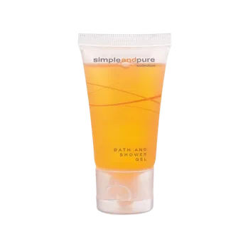 Sprchový gel Simple and Pure Hotelový sprchový gel v tubě 20ml