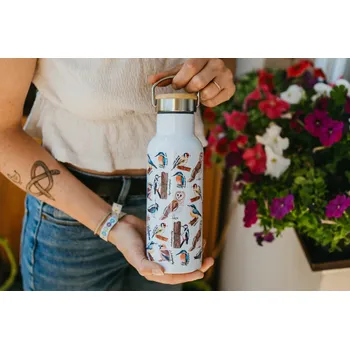 Termoska ePiPí Termoska bambus - Ptáci Objem: 500ml