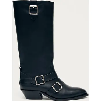 Dámské kozačky Kožené kozačky Alohas Ryder S100850.01 černá 99X, EUR 38