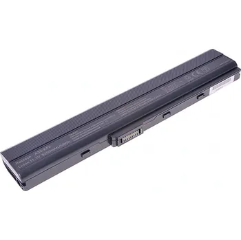 Baterie k notebooku Baterie T6 Power pro Asus K42DE, Li-Ion, 11,1 V, 5200 mAh (58 Wh), černá