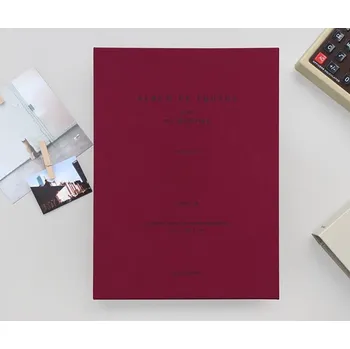 Fotoalbum Iconic retro fotoalbum 10x15, burgundy