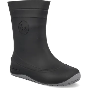 Chlapecké holínky Barefoot dětské holínky Be Lenka - Pudds Black černé Velikost: 27