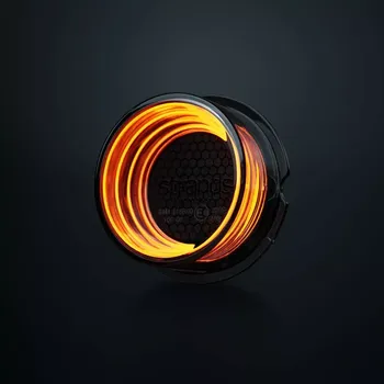 Přídavný světlomet LED poziční světlo Strands For9t Geo, 10-40V - oranžové