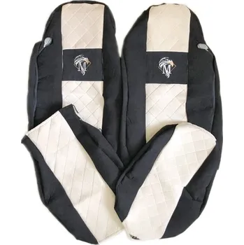 Potah sedadla Potahy sedadel MERCEDES č.31 - manšestr - modro/černé