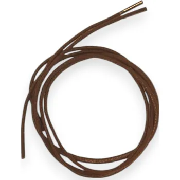 Tkaničky do bot Tkaničky voskované Ø 2mm - 45 cm, Hnědá