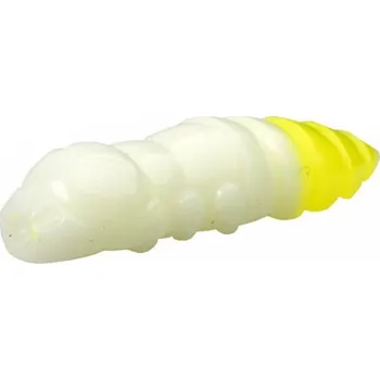Umělá nástraha FishUp dipovaná umělá nástraha Pupa White / Hot Chartreuse 30mm 10ks
