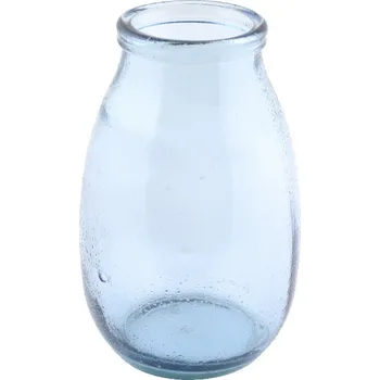 Váza Váza MONTANA, 28cm|4,35L, sv. modrá - kropenatá (DOPRODEJ)|Vidrios San Miguel|Recycled Glass