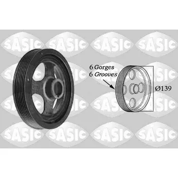 Motor automobilu Řemenice, klikový hřídel SASIC 2156028