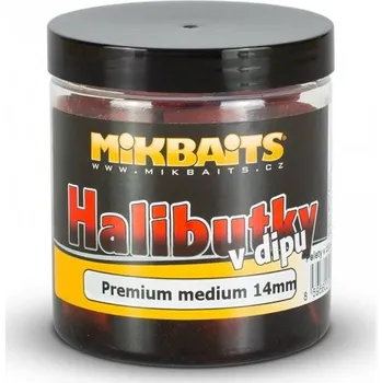 Mikbaits Halibutky v dipu 250ml - Premium Halibut 14mm