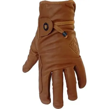 Kožené rukavice, Scippis, hnědé, XS