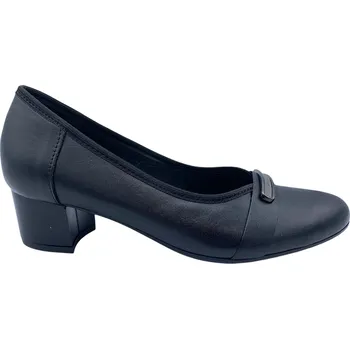 Dámské lodičky Kožené lodičky na podpatku Barton 825 černé Velikost: 39 (EU)