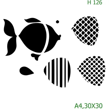 Šablona H 126 - A4 , Nelepící folie