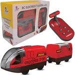 BABU vláčky - R/C Elektrický vláček červený - set 2 ks