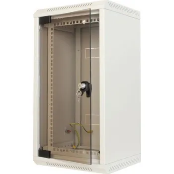 Rozvaděč Rack Triton 10" - 10U hybridní 19" - 5U/360mm prosklené dveře, šedý RKA-10-AS4-CAX-X1