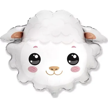 Balónek Fóliový balónek - hlava ovce 61 cm