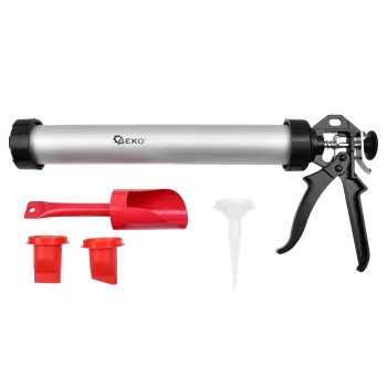 Vytlačovací pistole GEKO pištol pre 300ml kartuše s príslušenstvom