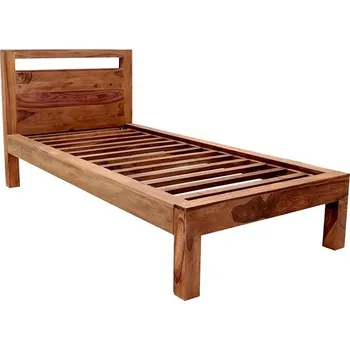 Postel LAKŠMI Amba 90 × 200 z indického masivu palisandr - only stain