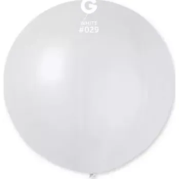 Balónek 80cm/31" #029 metal bílá 25 ks (Balónek 80cm/31" #029 metal bílá 25 ks)