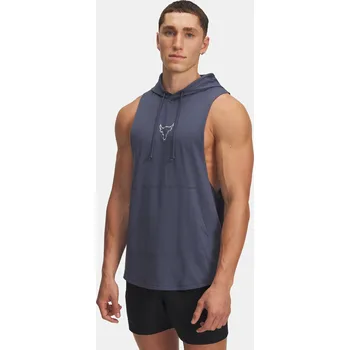 Pánská mikina Pánská mikina Under Armour Pjt Rck Q3PO SL Hoodie-GR 6005048-044 Šedá MD