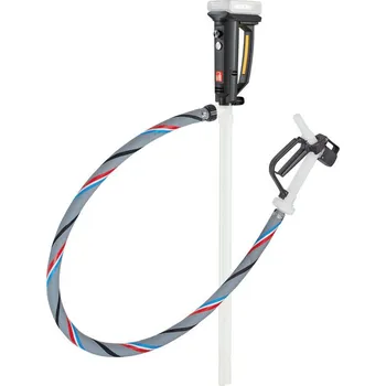 Čerpadlo Aku čerpadlo B2 z PVDF, na agresivní kyseliny, 260 W, hloubka ponoru 700 mm, 1,5 metrová hadice