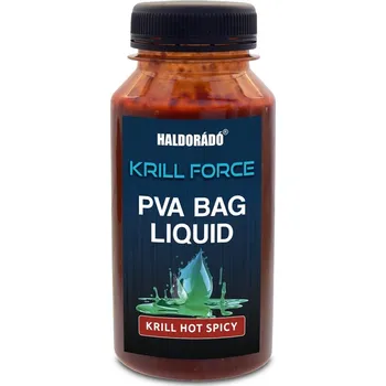 Návnadové aroma Haldorádó Dip Krill Force PVA Bag Liquid 180ml Krill Hot Spicy
