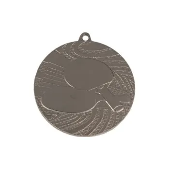 Pingpongová Medaile MS50005 - 50 mm, Stříbro