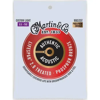 Příslušenství pro strunný nástroj Martin MA535T Struny pro akustickou kytaru