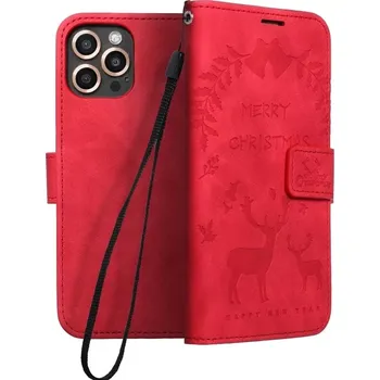 Pouzdro na mobilní telefon Pouzdro Forcell Mezzo Book Samsung Galaxy A52 / A52s - A525 / A526 / A52 Sob Červený